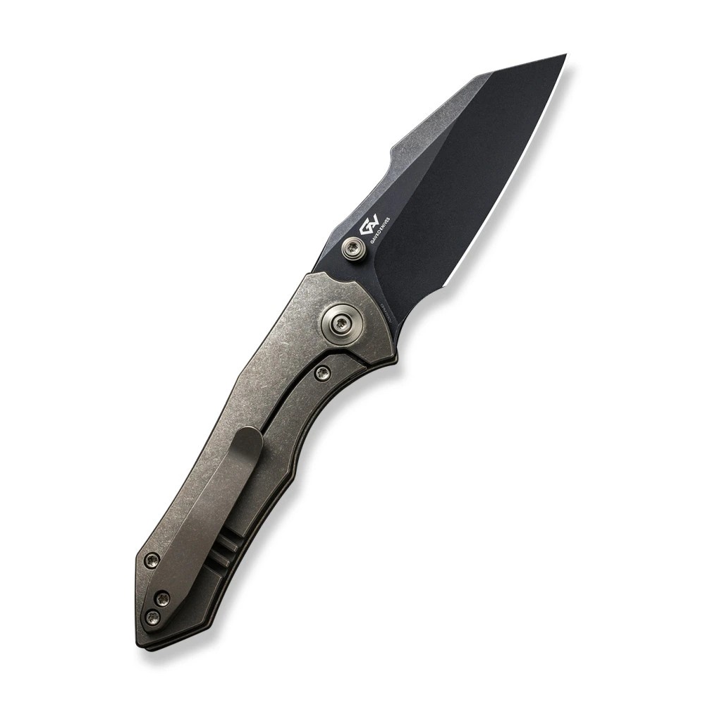 foto WE Knife Zav�rac� n�� WEKNIFE High-Fin Bronze 22005-2, ocel CPM 20CV, titanov� EDC